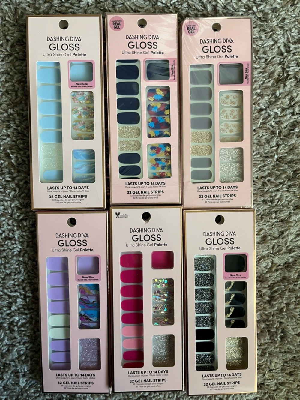 Dashing Diva Gloss Ultra Shine Gel Press-On Nails - Assorted Colors